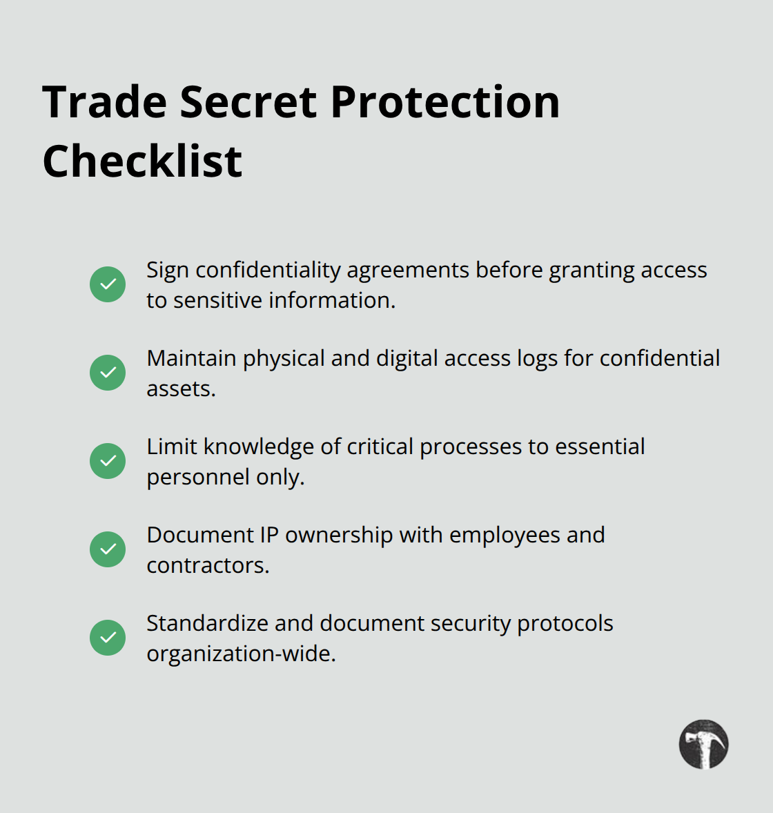 Essential steps to protect trade secrets and strengthen enforcement in court